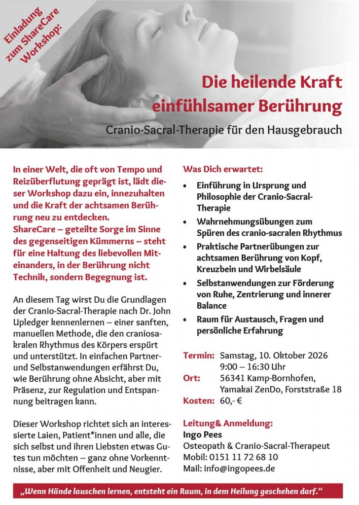 CranioSacral Workshop